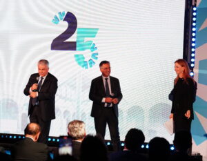 A moment from the celebration of Innovaway's 25th anniversary